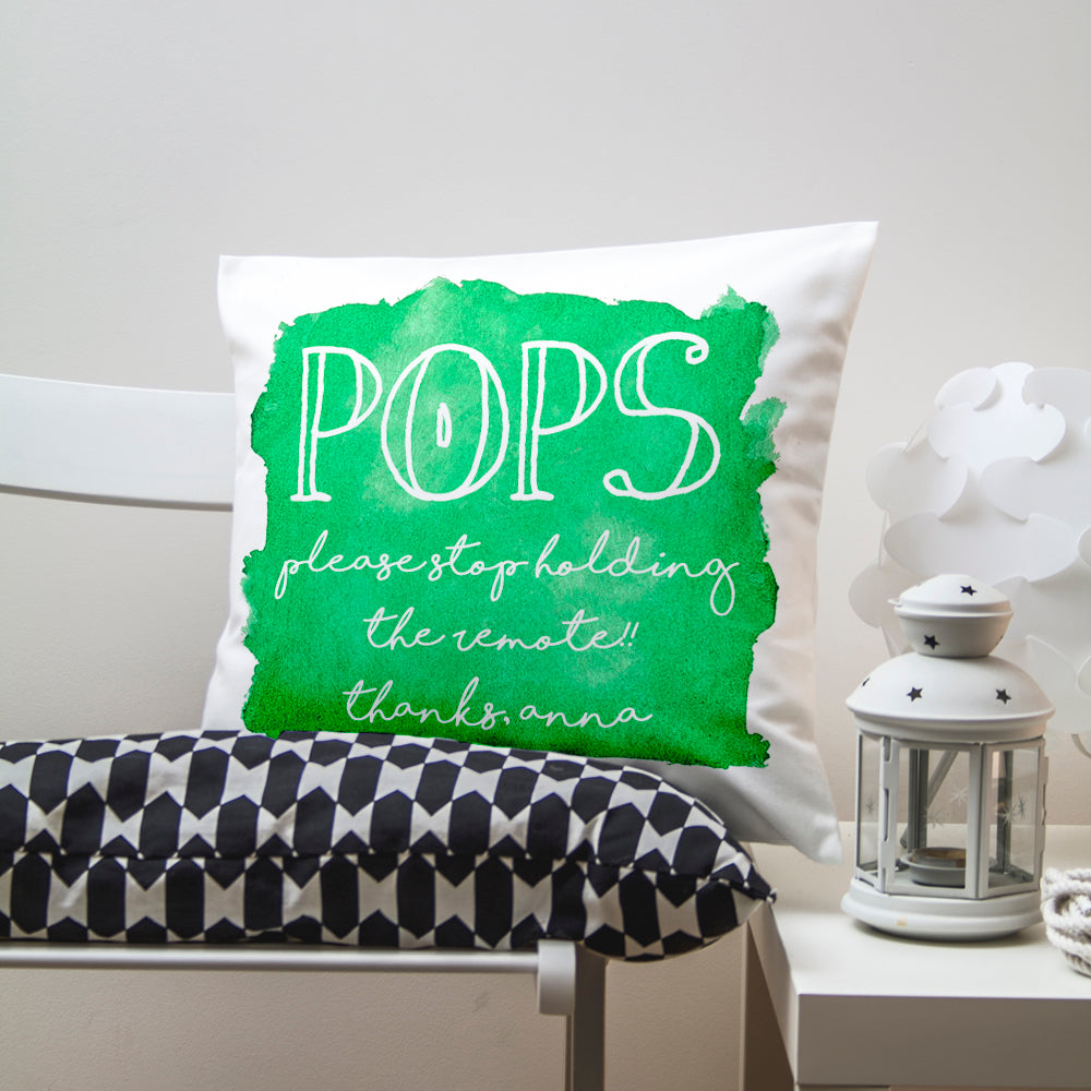 Coastal Watercolour Cover Personalised Cushion Cover