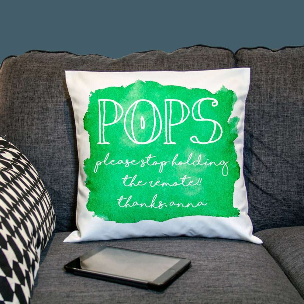 Coastal Watercolour Cover Personalised Cushion Cover