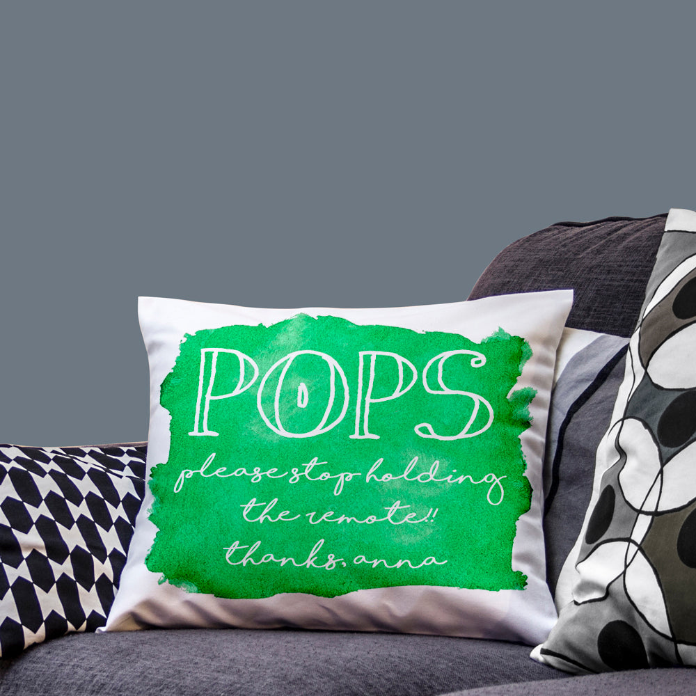 Coastal Watercolour Cover Personalised Cushion Cover