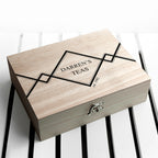 Gentlemen's Teas Personalised Wooden Tea Box