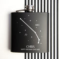 Personalised Star Sign Hip Flask