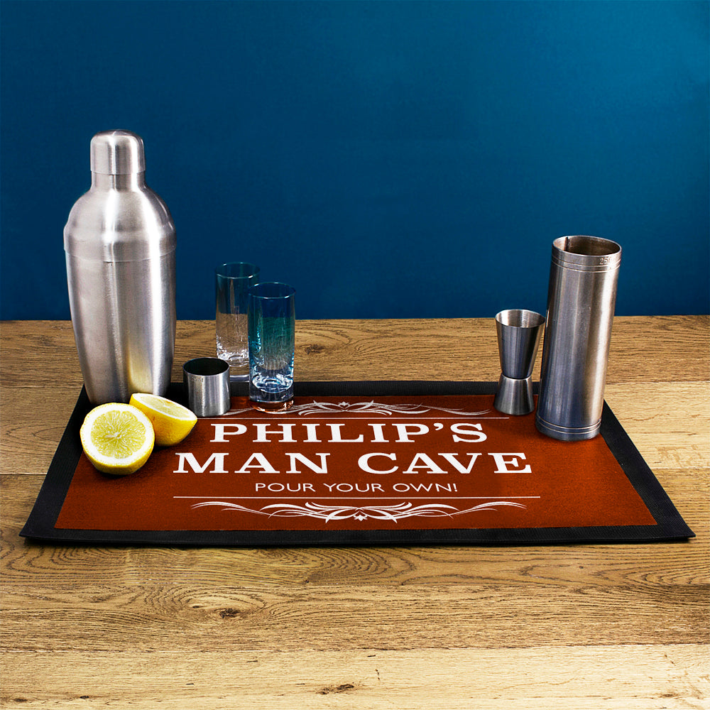 Gentlemen's Man Cave Bar Mat
