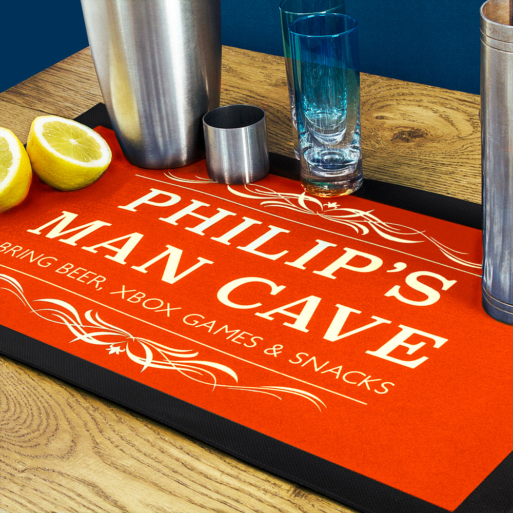 Gentlemen's Man Cave Bar Mat