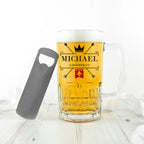 Royal Emblem Wedding Tankard