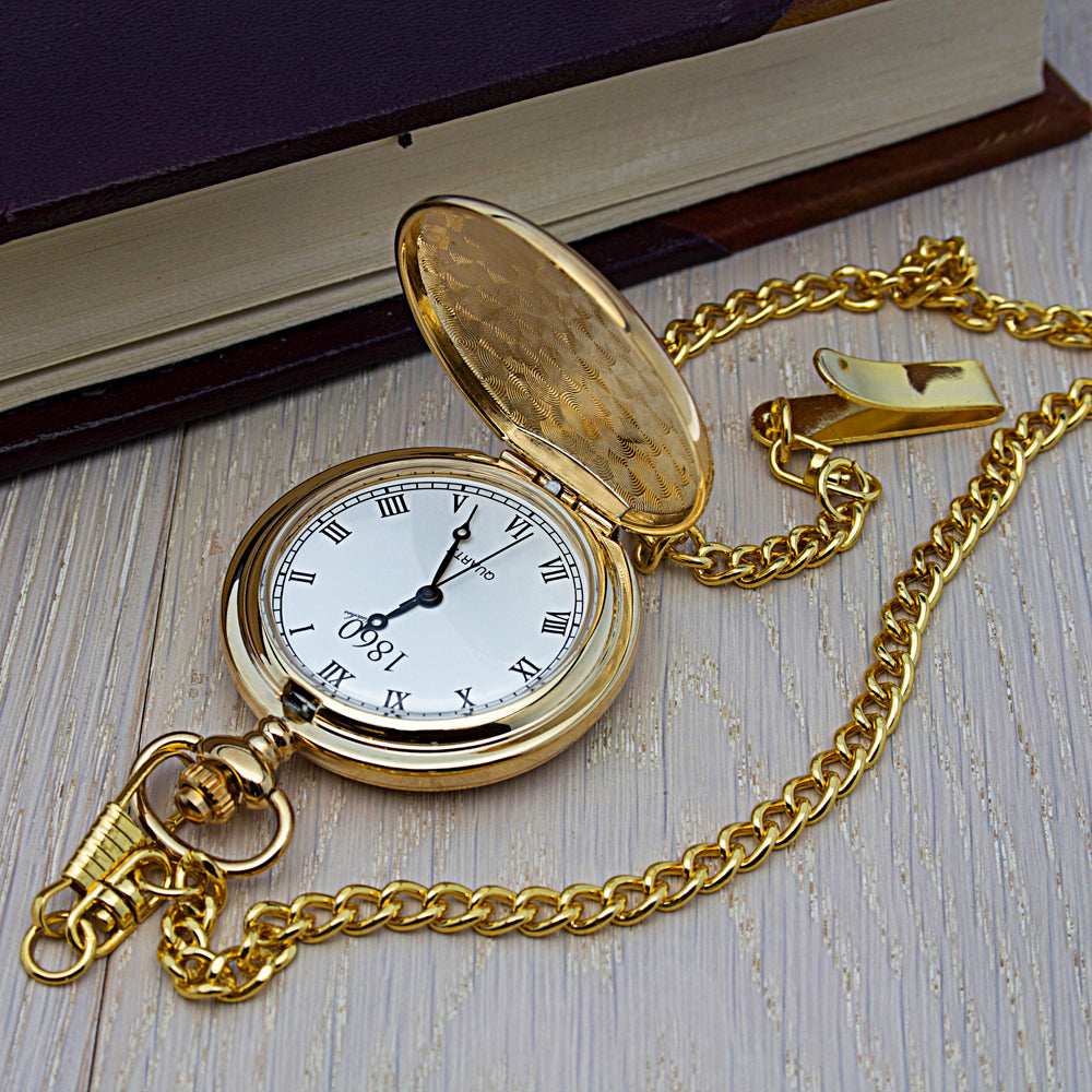 Personalised Groomsman Icon Collection Pocket Watch