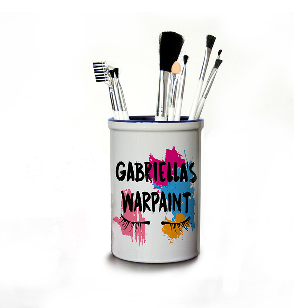My Warpaint Personalised Make Up Brush Holder
