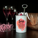 Bridal Personalised Miniature Champagne Bucket