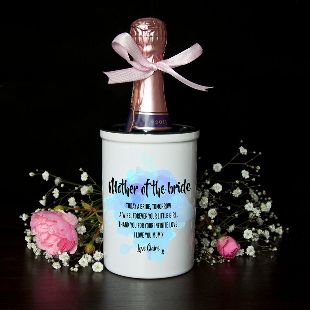Personalised Mother of the Bride Miniature Champagne Bucket