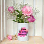 Will You Be My Bridesmaid Personalised Miniature Champagne Bucket