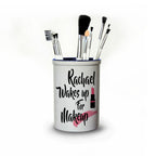 Wake Up For Makeup Personalised Brush Holder