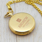 Personalised Groomsman Monogram Collection Pocket Watch