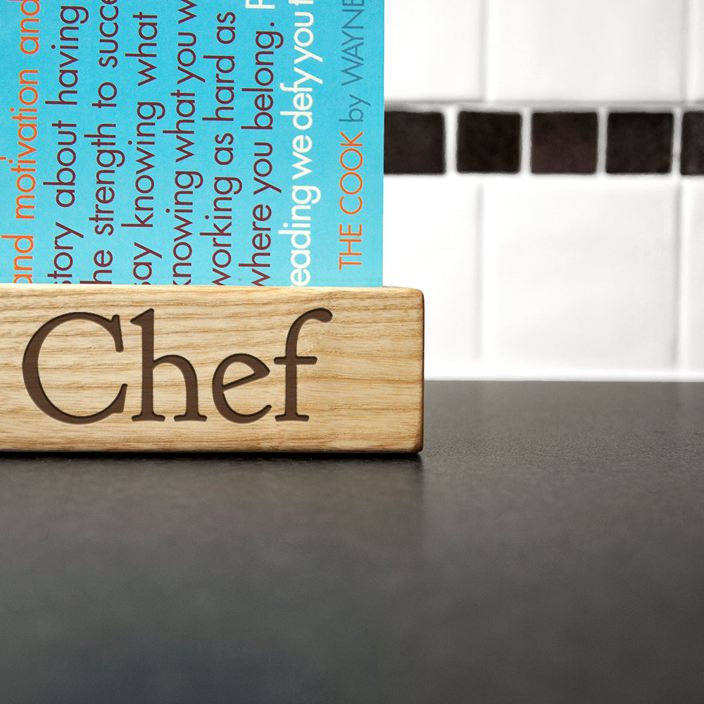 Personalised Double Kitchen Recipe Book or Tablet Holder