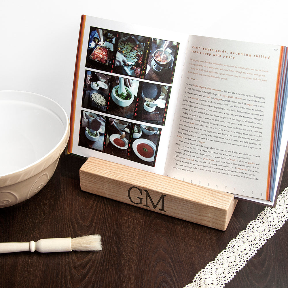 Personalised Double Kitchen Recipe Book or Tablet Holder