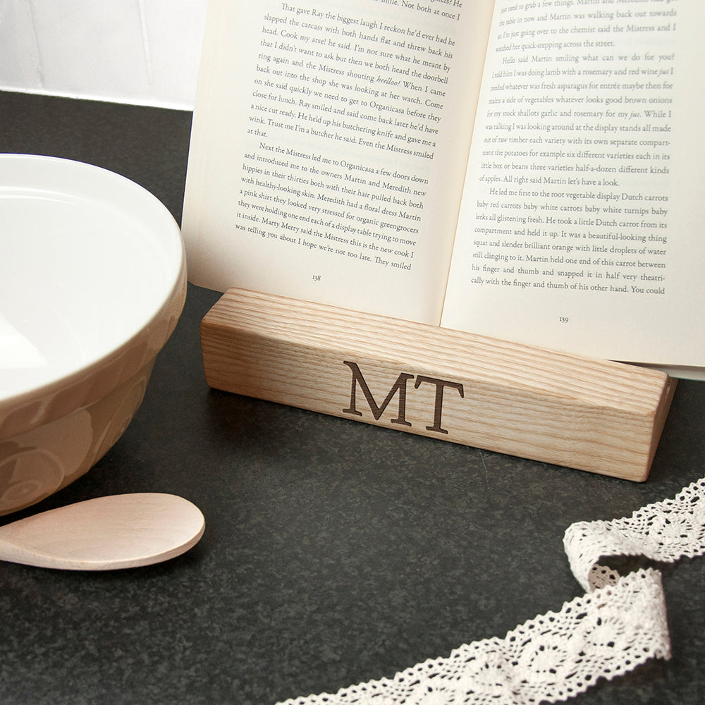 Personalised Double Kitchen Recipe Book or Tablet Holder