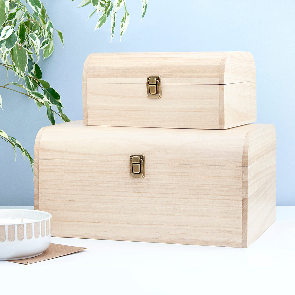 Personalised Family Christmas Eve Chest With Decorative Bauble Design