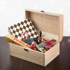 Personalised Family Christmas Eve Chest With Decorative Bauble Design