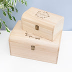 Personalised Christmas Eve Chest With Mistletoe Wreath