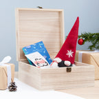 Personalised Christmas Eve Box With Festive Pattern
