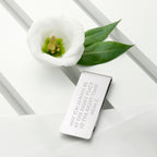 Personalised Rhodium Plated Lucky Sixpence Money Clip