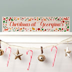 Personalised Christmas Woodland Decorative Sign