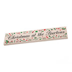 Personalised Decorative Christmas Mantle Sign