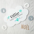 Personalised Follow Your Dreams Cloud Wall Hanging