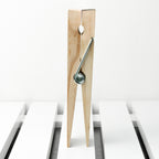 Personalised Wooden Peg Photo Holder