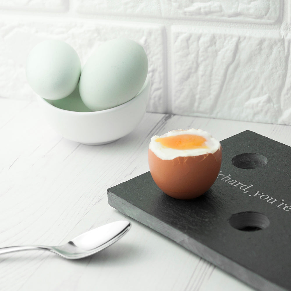 Personalised Slate Egg Holder