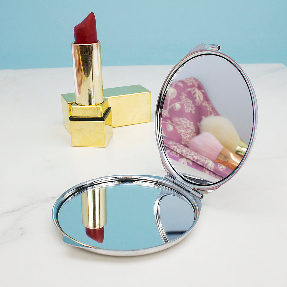 I Definitely Would... Cheeky Personalised Round Compact Mirror