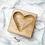 Personalised Solid Oak Trinket Dish