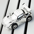 Personalised Silver Plated Sports Car Money Box