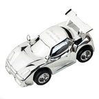 Personalised Silver Plated Sports Car Money Box