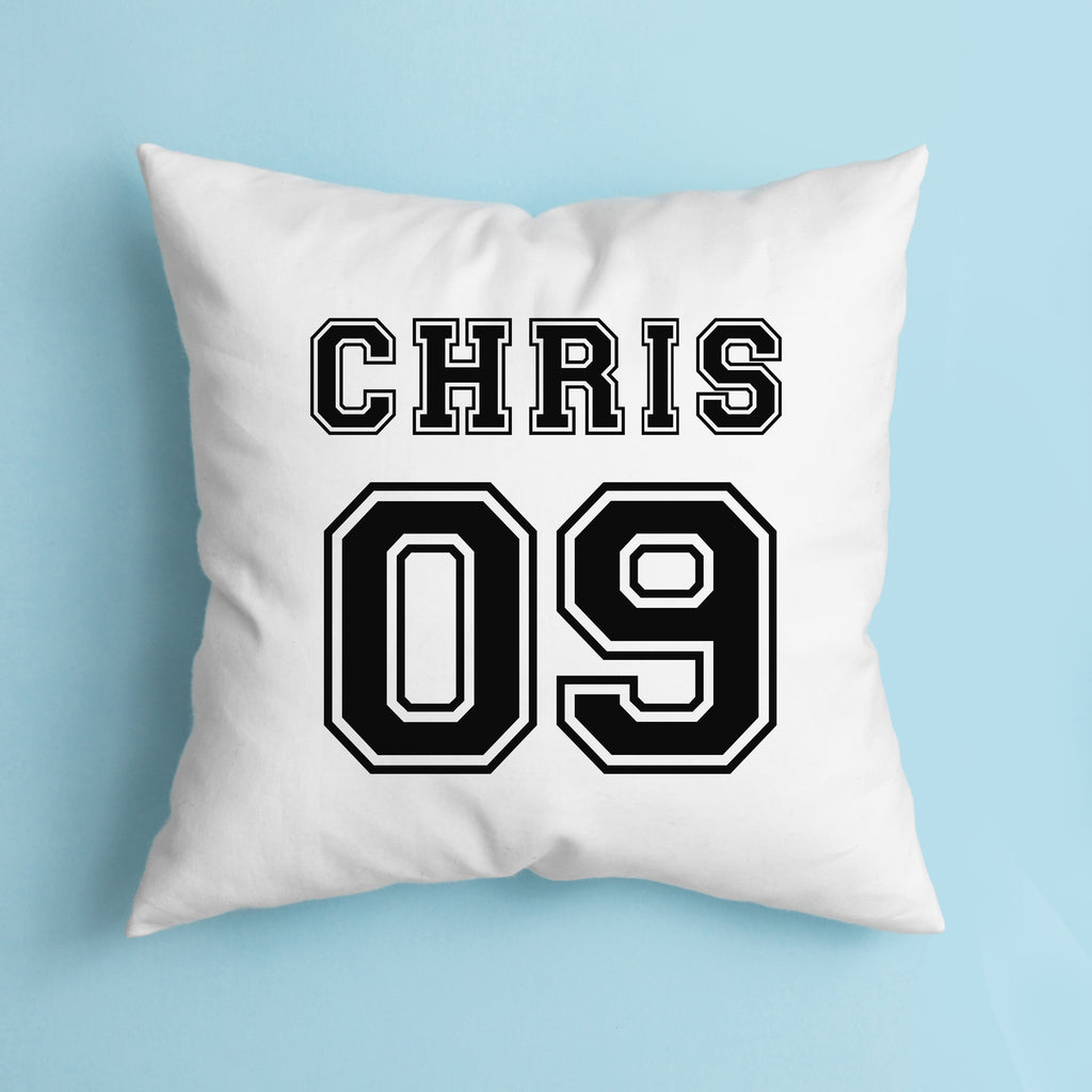 Personalised Football Kit Cushion Cover