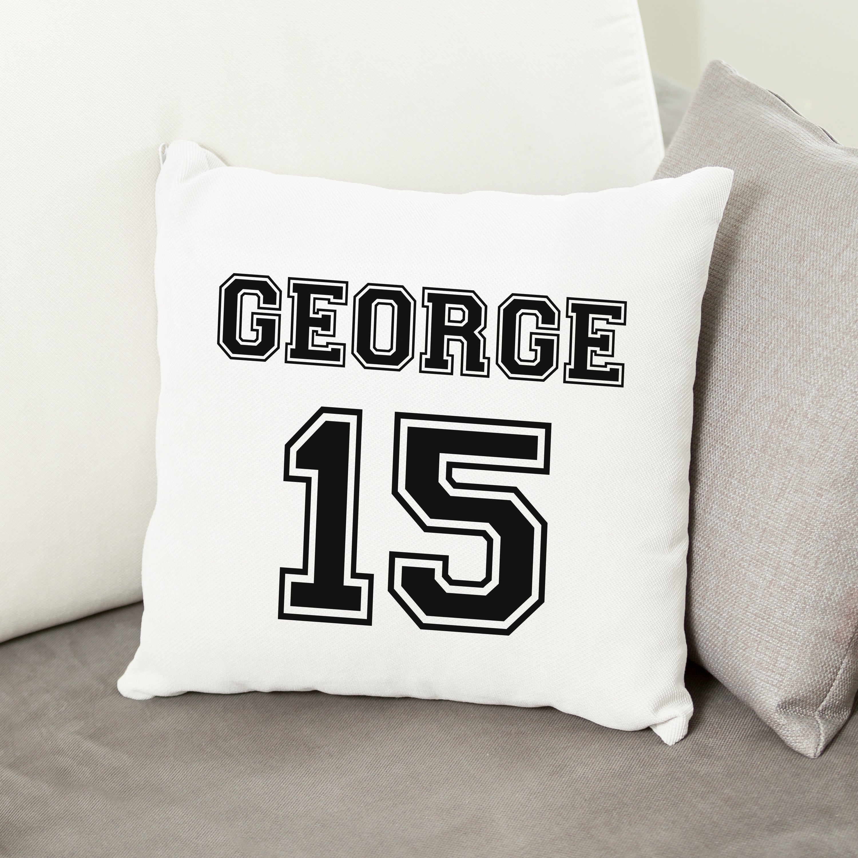 Personalised Football Kit Cushion Cover