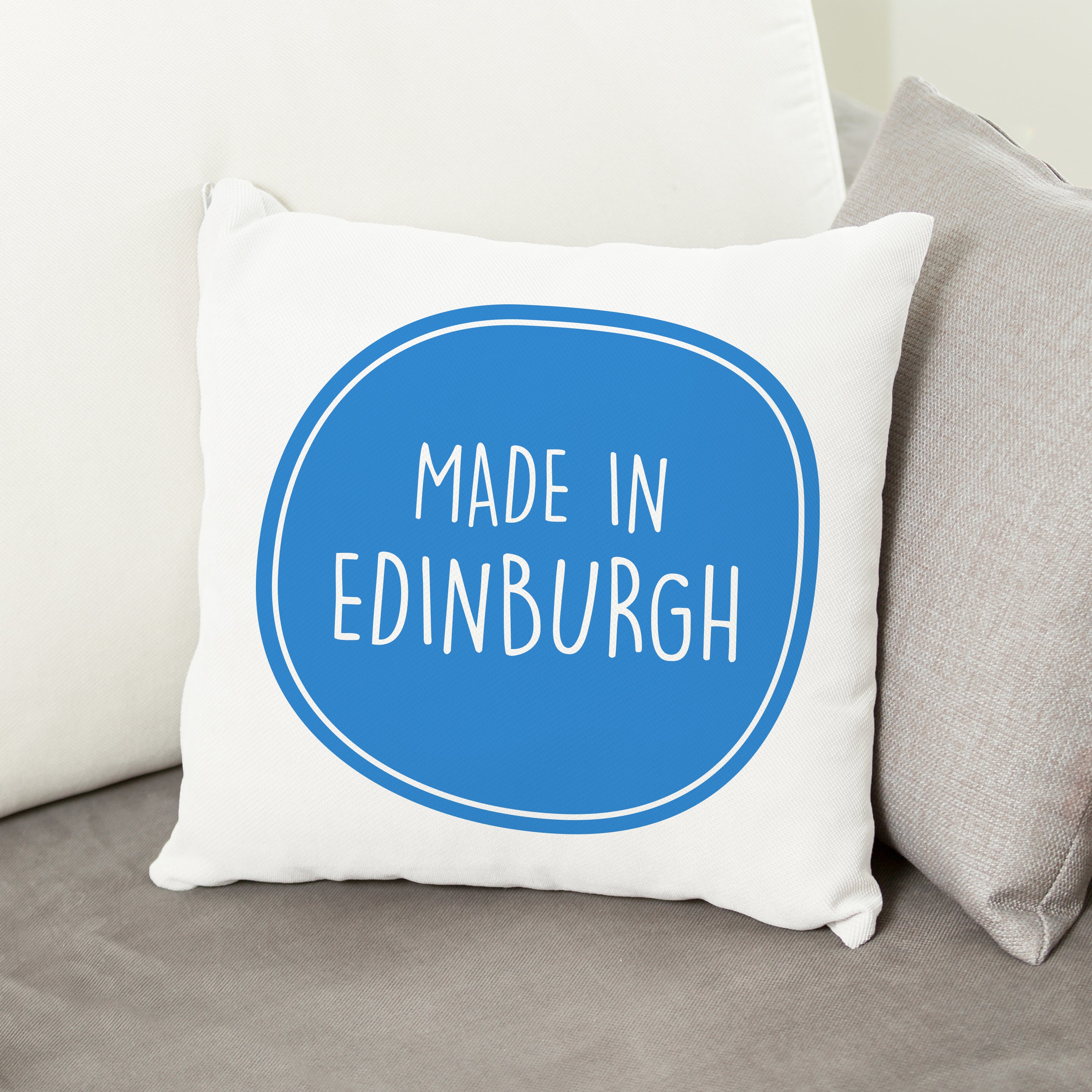 Personalised Made In Cushion Cover