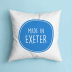 Personalised Made In Cushion Cover