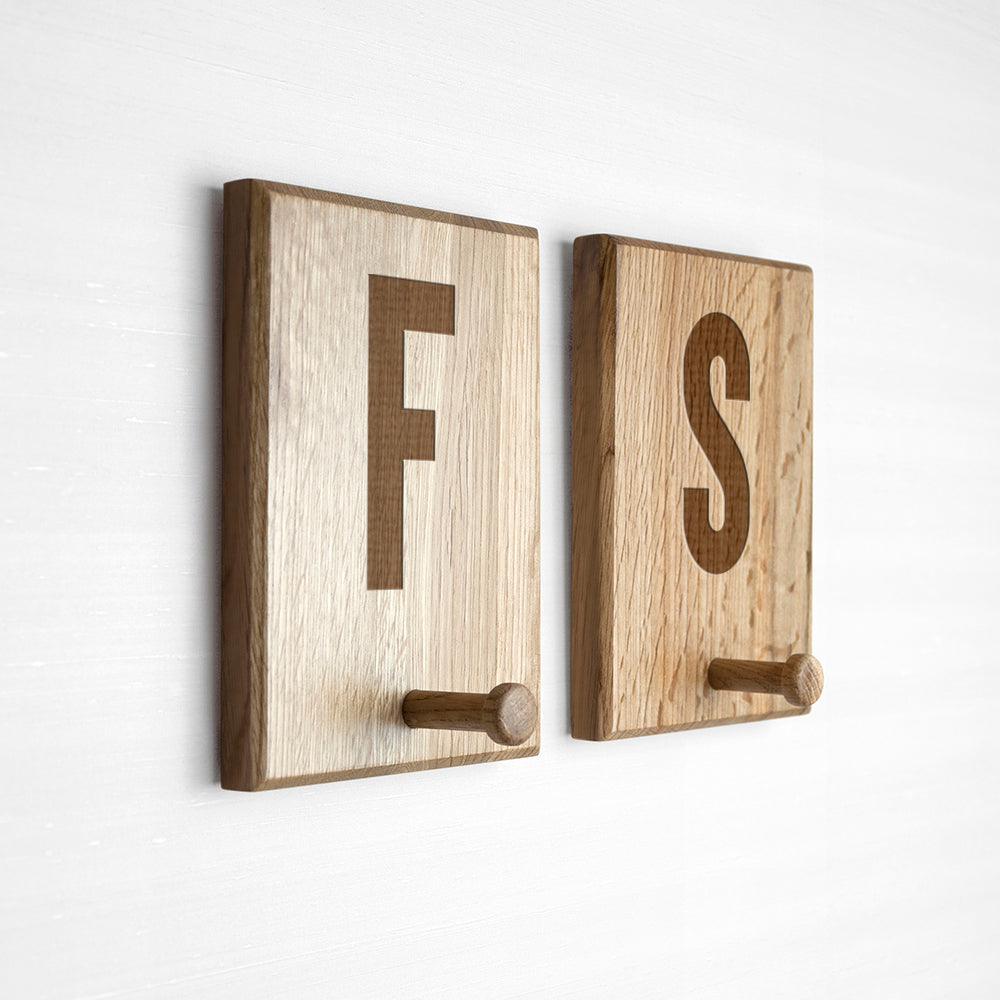 Personalised Wooden Peg Hook
