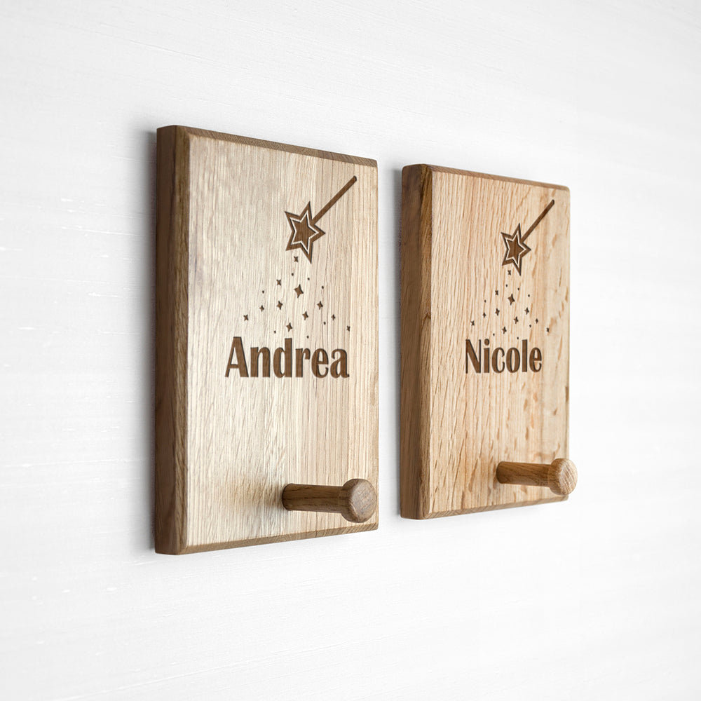 Personalised Fairy Dust Peg Hook