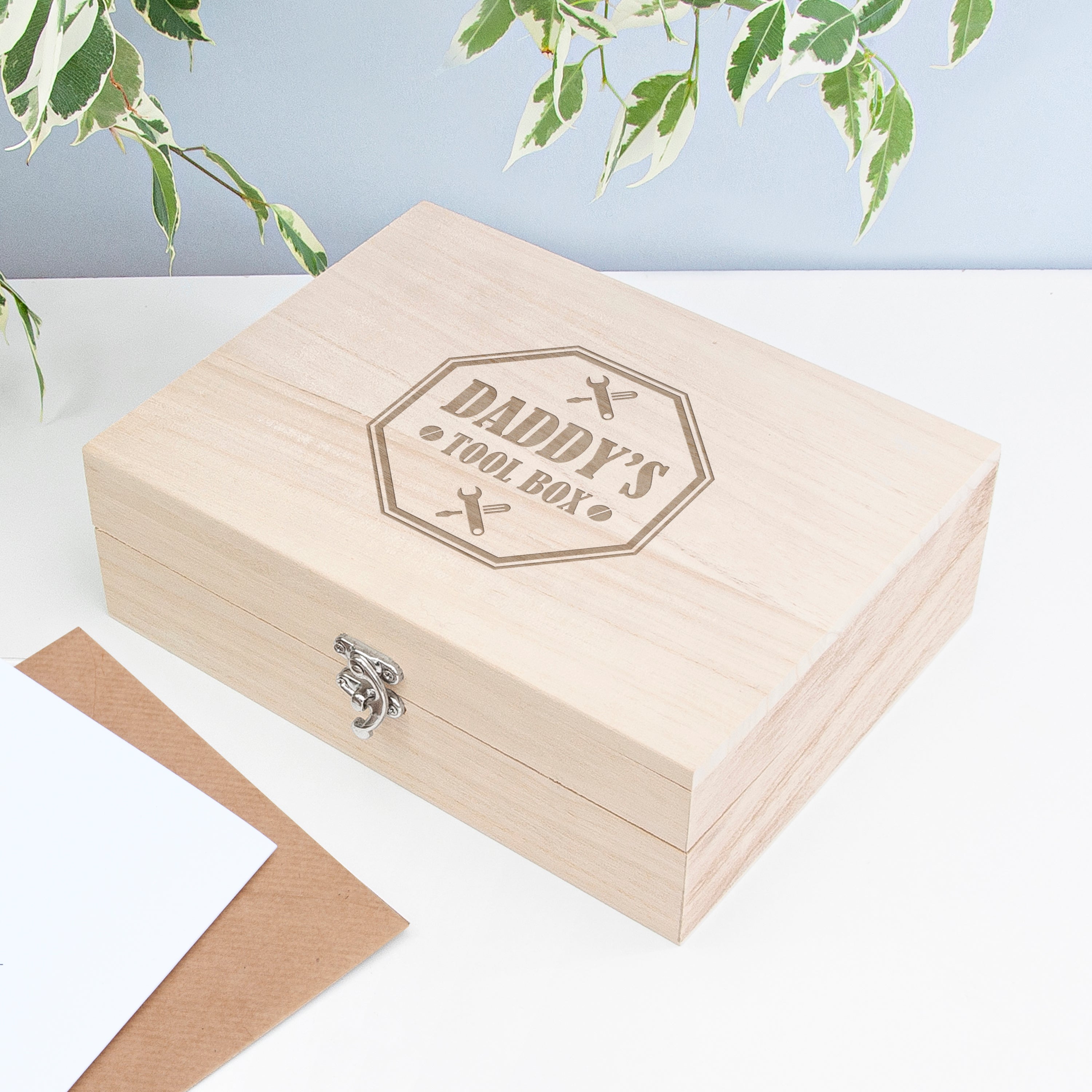 Personalised Dad's Emblem Tool Box