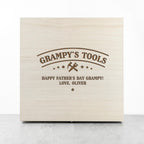 Personalised He Can Fix Anything Tool Box