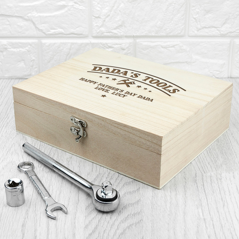 Personalised He Can Fix Anything Tool Box