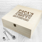 Personalised His Tools His Rules Tool Box