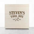 Personalised Wooden Tool Box