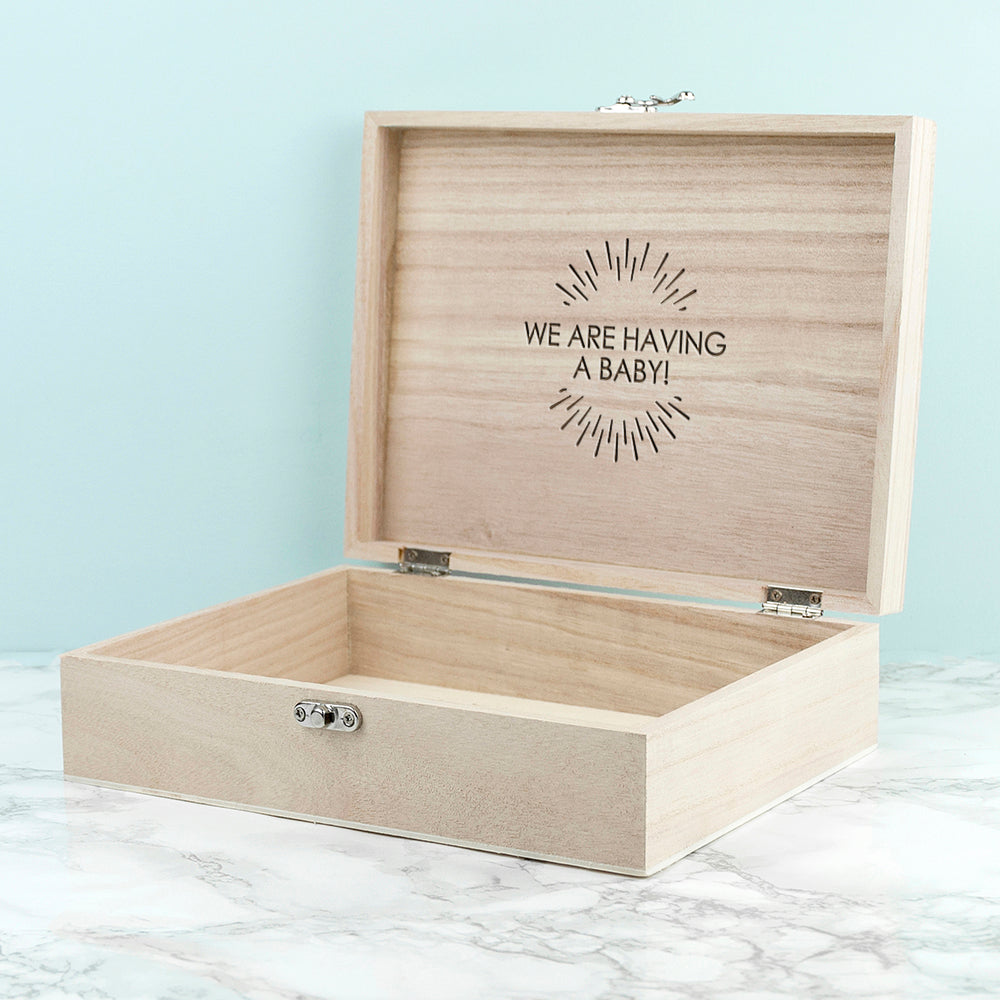 Personalised Surprise Announcement Box