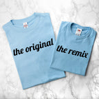 Personalised Daddy and Me Original Blue T-Shirts