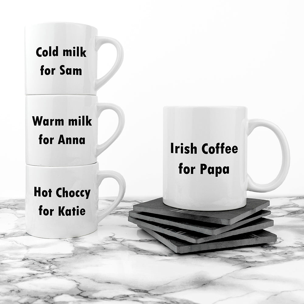 Personalised Daddy & Me Tea Time Mugs