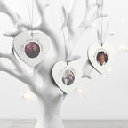 Personalised Heart Photo Frame Decoration
