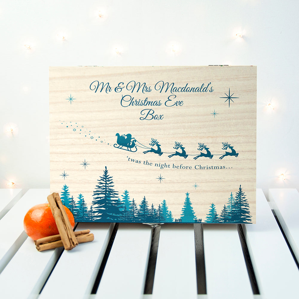 Personalised T'was The Night Before Christmas Box