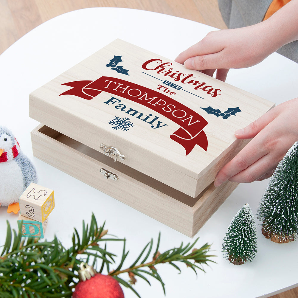 Personalised Our Family's Christmas Eve Box