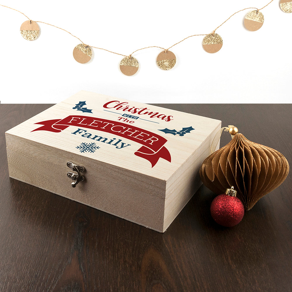 Personalised Our Family's Christmas Eve Box